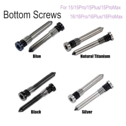 200Pcs Bottom Pentalobe Screws for iPhone 16 Pro Max 15 Pro Max 14 13 12 Mini 11 Pro X Xs Max Dock Connector Screw Repair Parts