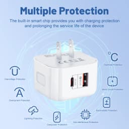 EU US UK 20W Dual Ports Type C USB C PD Wall Charger Fast Quick Charging Power Adapters For IPhone 11 12 13 14 15 Samsung