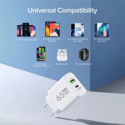 USB C Charger 65W GaN Type C Fast Charging Phone Charger Adapter For iPhone Samsung Xiaomi Quick Charge EU/US Plug Wall Charger