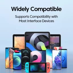 66W 2 in 1 USB A To Dual Type C Cable Fast Charging 90° Elbow Cable For iPhone 15 Sumsung Huawei Xiaomi USB To USB C/Micro Cable