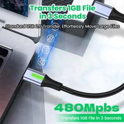 0.25M 0.5M Short USB C To USB C Cable 60W USB A To Type C Fast Charging Cable For iPhone 15 16 Samsung Laptops iPad Power Bank