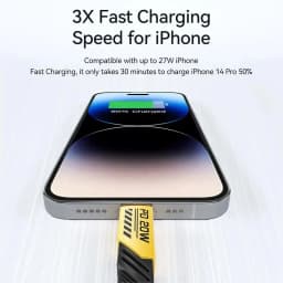 65W 4-in-1 Fast Charging PD QC Mecha Cable USB C Multi-Port Quick Charge Wire for Android iPhone