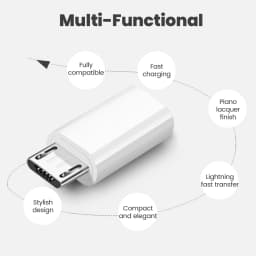 1-10PCS Type C To Micro USB Adapter Charging&Data Transfer Connector Micro USB Male to Type C Female Adapter For Xiaomi Huawei