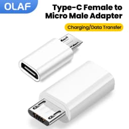 1-10PCS Type C To Micro USB Adapter Charging&Data Transfer Connector Micro USB Male to Type C Female Adapter For Xiaomi Huawei