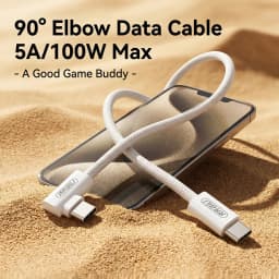 NNBILI 90 Degree Elbow USB C to Type C Fast Charge Cable For iPhone 18 17 Samsung Xiaomi Redmi POCO OnePlus Braided Type C Cable
