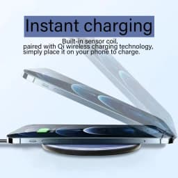 40W Fast Wireless Charging Stand, Universal Qi Charger Dock for iPhone 17-11 Series, Samsung S24/S23/S22/S21, Xiaomi, Huawei