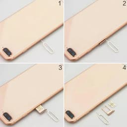 1/50/100PCS Anti-Lost Card Pin For IPhone Xiaomi Samsung Huawei Universal Sim Card Remover Tray To Open The Sim Card Eject Tools