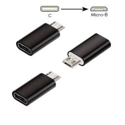 USB C Female to Micro USB Male Adapter (1/2/3/4/5/6-Pack), Micro USB Adaptor, Micro USB to USB C Adapter Fast Charger Power Cabl