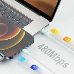 PD 60W USB C to Type C Fast Charging Cable for iPhone 11 13 14 15 16 Pro Max 12 Mini 6 7 8 Plus XS XR iPad USB A MFi Certified
