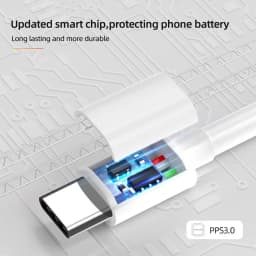 1PC Cable 120W Super Fast Charging USB to Type C Cable For Android Highspeed Data Transfer For Xiaomi Redmi Huawei iPhone