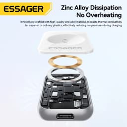 Essager 5W Magnetic Wireless Charger for Apple Watch Series 9 8 7 6 SE Type C Lighting Cable Convert Charger for iWatch Series