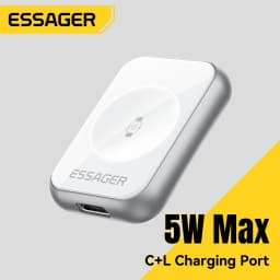 Essager 5W Magnetic Wireless Charger for Apple Watch Series 9 8 7 6 SE Type C Lighting Cable Convert Charger for iWatch Series