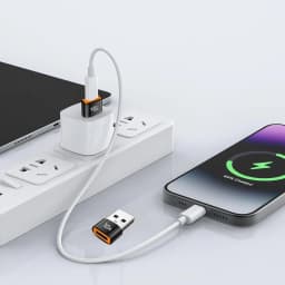Small USB A to USB C Charging Adapters USB to USB C Adapter, Easy Connecting for Cameras and Headphones Accessory