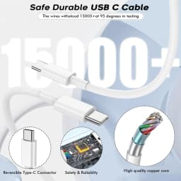 100W USB-C to Type-C PD Charge Cable For iPhone 15 16 17 Pro Max Air Samsung S25 Moto OPPO Redmi POCO Honor Fast Charging Cables