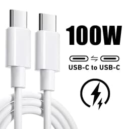 100W USB-C to Type-C PD Charge Cable For iPhone 15 16 17 Pro Max Air Samsung S25 Moto OPPO Redmi POCO Honor Fast Charging Cables