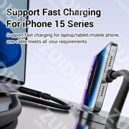5M USB 3.2 20Gbps ThunderBolt 3 Type C to Type C Cable 8K@60Hz PD100W USB-C Cable Cord For iPhone 15 Pro Max MacBook Samsung