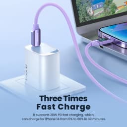 Toocki PD 20W Fast Charging Type C Cable For iPhone 14 13 12 11 Pro Max X XR XS Silicone Smart Digital Display Phones Data Cable