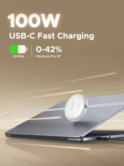 UGREEN Retractable PD 100W USB C to USB C Cable for iPhone 17 16 15 iPad MacBook Fast Charging Data Cord Type C Charger Cable