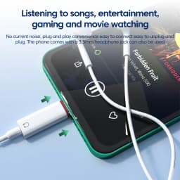 Olaf Lightning To 3.5 MM Jack AUX Adapter For iPhone 14 13 12 Adapter USB C Headphone Connector Audio Splitter Phone Accessories