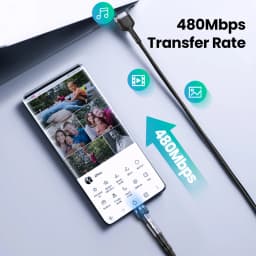 Elough 540 Magnetic Cable 3A Fast Charging Micro USB Type C Cable For Huawei Xiaomi Samsung Magnet Charger Phone Data Cord Wire