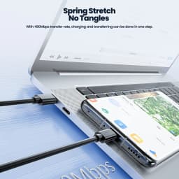 Toocki Mini Data Cord Wire Set Watch Wireless Charger USB C To Tpye C Fast Charging Cable Travel Multi Function Organiser Box