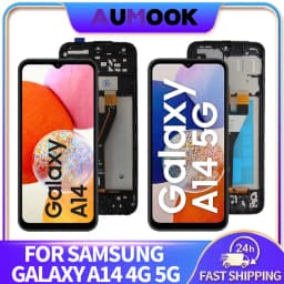 LCD Display For Samsung Galaxy A14 4G 5G A145F A145P A146B A146P A146U LCD Display Touch Screen Digitizer Assembly Panel Replace