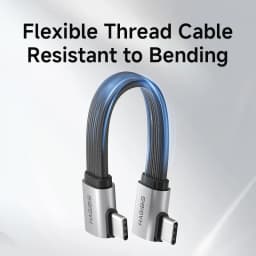 Hagibis USB C to USB C Cable Short 90 Degree Right Angle Type-C Fast Charging Cord L Shape for iPhone 17 Laptop Switch Samsung