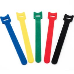 50pcs Reusable Hook and Loop Cable Ties Fastening Straps Multi-Purpose Wire Organizers for Computer/TV/Electronic Devices