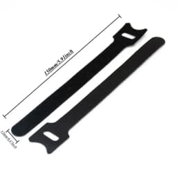 50pcs Reusable Hook and Loop Cable Ties Fastening Straps Multi-Purpose Wire Organizers for Computer/TV/Electronic Devices