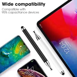 Stylus Pen for Touch Screens 2-in-1 Tablet Pen Stylus Pencil for IPad/iPhone/Tablets/Android/Samsung All Capacitive Touch Screen