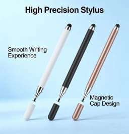 Stylus Pen for Touch Screens 2-in-1 Tablet Pen Stylus Pencil for IPad/iPhone/Tablets/Android/Samsung All Capacitive Touch Screen