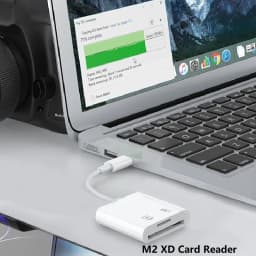 iPhone XD Card Reader Lightning/Type-c M2 Card Reader XD Picture Card Adapter for Camera Memory Card Reader USB C