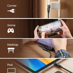 AUFU USB Type C Cable 3A Super Fast Charging Data Cord Phone USB Cable For iPhone 16 15 Huawei Xiaomi Samsung Quick Charge Cable