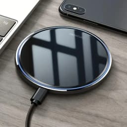 30W Wireless Charger Pad for iPhone 17 16 15 14 13 12 11 Samsung Xiaomi Phone Chargers Induction Fast Charging Dock Station