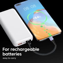 Short Cable USB Type C To Type C Cable Fast Charging For iPhone 16 15 Samsung Huawei Power Bank Elbow Phone Data Cable Cord