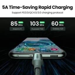 UGREEN PD100W USB C Cable Type C to Type C for Laptop iPhone 17 16 MacBook Samsung S25 iPad Fast Charging Cable Cord QC4.0 PD3.0