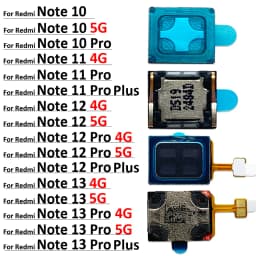 New For Xiaomi Redmi Note 10 10s 11 11s 12 12s 13 Pro Plus 4G 5G Front Top Earpiece Earphone Ear Speaker Sound Receiver