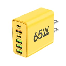 PD 65W USB Charger Fast Charger 6 Ports Type C Mobile Phone Charger For Iphone 16 15 Pro Max Xiaomi Huawei Samsung Quick Charger