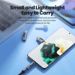 Toocki 2PCS OTG Adapter PD 100W Digital Display Type C Male to Type C Female Fast Charging Convertor For Macbook Samsung Huawei