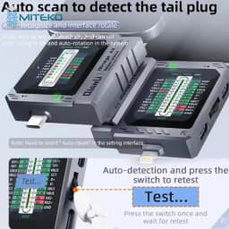 Qianli IBridge A3 Tail Plug Tester Comprehensive Analysis Type-C Lightning Interface Auto-scan Phone Android Diagnostic Tool