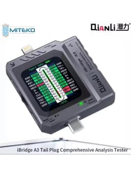 Qianli IBridge A3 Tail Plug Tester Comprehensive Analysis Type-C Lightning Interface Auto-scan Phone Android Diagnostic Tool