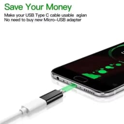 USB Type C Female To Micro USB Male Adapter Type-C Micro USB Charger Convert Connector for Xiaomi Redmi Huawei Phone Converter