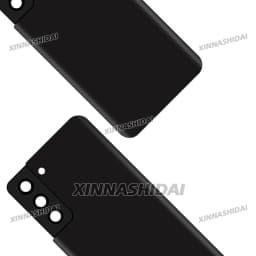 High Quality Glass Battery Cover For Samsung Galaxy S21 Plus Back Lid Door Rear Housing Case With Camera Lens Adhesive Sticker