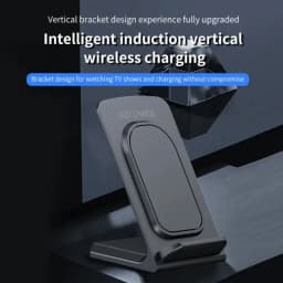 Wireless Charger Stand Desktop Phone Holder For iPhone 17~12 Samsung S25 S24 Xiaomi Fast Charging Station Smartphone Charge Dock