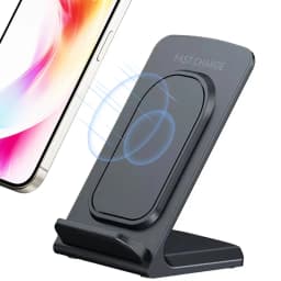 Wireless Charger Stand Desktop Phone Holder For iPhone 17~12 Samsung S25 S24 Xiaomi Fast Charging Station Smartphone Charge Dock