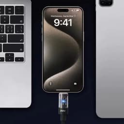 240W Nylon USB Type C Super Fast Charging Cable For Samsung Xiaomi Huawei Honor LED Digital Display USB C Charger Data Cord