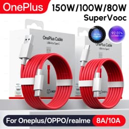 Original OnePlus 13 12 11 10 Cable Type C to USB PD Cord 150W 100W 80W Supervooc Charge For OPPO Reno 14 Realme One Plus Nord 5