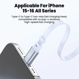 PD100W USB C to USB C Fast Charging Retractable Data Cable For IPhone15 16 Samsung Single Head Telescopic Car Charger Data Wire