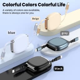 PD100W USB C to USB C Fast Charging Retractable Data Cable For IPhone15 16 Samsung Single Head Telescopic Car Charger Data Wire