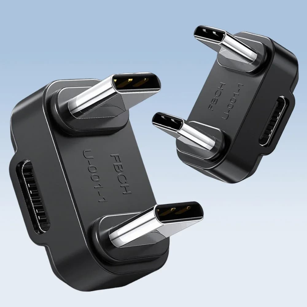 U-shaped OTG Multifunctional Adapter Suitable for Mobile Phone Clip Microphone Playback Charging OTG Adapter